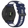 Hijiawee Fit for Garmin Forerunner 265S 255S Watch Bands 18mm Quick Release Durable Silicone Replacement Bands Wristbands Straps Bracelet Fit for Garmin Vivoactive 4SVivomove 3SVenu 2S Blue