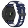 Hijiawee Fit for Garmin Forerunner 265S 255S Watch Bands 18mm Quick Release Durable Silicone Replacement Bands Wristbands Straps Bracelet Fit for Garmin Vivoactive 4SVivomove 3SVenu 2S Blue