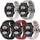 FitTurn Bands Compatible with AMAZFIT TRex 2 SmartWatch Replacement Silicone ManWoman Adjustable Sport Strap Band and Removal Tools for AMAZFIT TRex 2