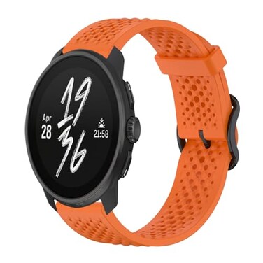 Gheper Band Compatible with Suunto RaceRace SVertical 9 Peak Pro 9 Peak 5 Peak Smartwatch Accessory Soft Silicone Breathable Replacement Wristband Strap 22MM