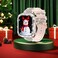 Goton Bling Silicone Band Case Compatible for Apple Watch 41mm with Edge Protector CoverNo Glass Strap Color Changes with Angle for iWatch Series 987 41 mm