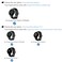 Grestun 2Pack Adjustable Elastic Bands Wrist and Ankle bands with Triglide Slider for 41mm Google Pixel Watch 321 Stretchy Band for Men and Women Black Medium