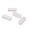 Honbay 4PCS 18mm Rubber Replacement Watch Band Strap Loops White