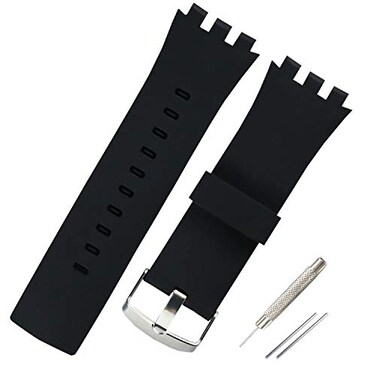 KHZBS Silicone Watch Strap Replacement for Touch Collection Watch Band 24mm