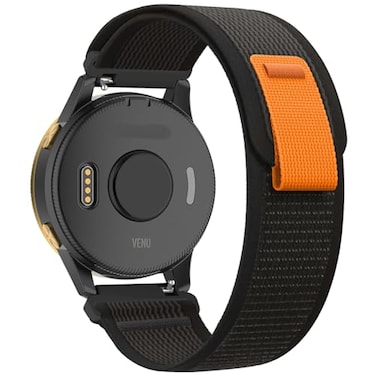 Koazon Trail Loop Nylon 20mm Watch Bands Compatible with Garmin Forerunner 16555Vivoactive 56Soft Breathable Adjustable Sports Replacement Strap for Garmin Venu Sq 2SqVenu Men Women
