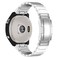 LDFAS Fenix 876 Pro5 Plus Band 22mm Titanium Metal Quick Release Easy Fit Watch Strap with Double Button Clasp Compatible for Garmin Fenix 7 5 Plus 6 ProForerunner 935945Epix Gen 2 Band Silver
