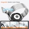 LETOID Magnetic Metal Band Designed for Samsung Galaxy Watch 8 40mm44mm Watch 8 Classic 46mm Men Stainless Steel Adjustable Replacement Strap Solid Magnet Clasp Wristbands