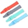 Lijinlan Replacement Silicone Band for Swatch 17mm 19mm 20mm Waterproof Wristband Watch Strap for Swatch 17mm Gray