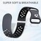 Maledan Sport Bands Compatible for Fitbit SenseSense 2Fitbit Versa 3Versa 4 Bands Men Women Breathable Waterproof Replacement Wristbands for Versa 3Versa 4 Smartwatch Large