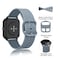 Meliya 3Pack Silicone Bands for TOZO S5S6S3 Smartwatch Bands Soft Silicone Sport Adjustable Replacement Straps for CMF Watch ProPro 2 Women Men BlackBlue GrayCactus