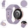 Meliya Bands Compatible with Samsung Galaxy Watch Active 2 20mm Soft Silicone Sport Replacement Strap for Galaxy Watch Active 2 Women Men Lavender