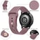 Meliya Bands Compatible with Samsung Galaxy Watch Active 2 20mm Soft Silicone Sport Replacement Strap for Galaxy Watch Active 2 Women Men Smoke Violet