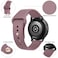 Meliya Bands Compatible with Samsung Galaxy Watch Active 2 20mm Soft Silicone Sport Replacement Strap for Galaxy Watch Active 2 Women Men Smoke Violet