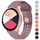 Meliya Bands Compatible with Samsung Galaxy Watch Active 2 20mm Soft Silicone Sport Replacement Strap for Galaxy Watch Active 2 Women Men Smoke Violet