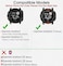 GARTOO Metal Band for Garmin Instinct 12 Solar Watch Bands Instinct 3 45mm Solid Stainless Steel Replacement Wristband Strap Men for Garmin Instinct TacticalTideEsportsSolar Instinct2Black