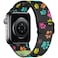 MITERV Stretchy Nylon Sport Loop Band Adjustable Soft Elastics Strap Compatible with Apple Watch 4044mm SE Series 87654321 5595 inches