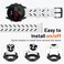 MYSNBKN Compatible with Garmin Forerunner 265 Replacement BandQuick Release 22mm Watch Band for Forerunner 255Vivoactive 4Venu 2Venu 3 Smartwatch
