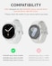 NINKI 22MM Watch Band Adapters for Samsung Watch 8 40mm44mm Strap Galaxy Watch 8 Classic 46MM Band Connector Metal Quick Fit Replaceable Wristband Adapter for Galaxy Watch 8 Bands Connection Black