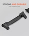 NINKI 22MM Watch Band Adapters for Samsung Watch 8 40mm44mm Strap Galaxy Watch 8 Classic 46MM Band Connector Metal Quick Fit Replaceable Wristband Adapter for Galaxy Watch 8 Bands Connection Black