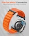 BlackPro Nylon Alpine Loop Band Compatible with Samsung Galaxy Watch Ultra 47mmSoft Braided Elastic Sport Strap for Samsung Watch 7 Ultra Men Black