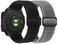 Olytop for Garmin Instinct 123 45mm Watch Bands 22mm Soft Elastic Stretchy Nylon Ultralight Wristband Replacement Strap Men Women for Garmin Instinct SolarTacticalEsportsTideSurf BlackGrey