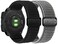 Olytop for Garmin Instinct 123 45mm Watch Bands 22mm Soft Elastic Stretchy Nylon Ultralight Wristband Replacement Strap Men Women for Garmin Instinct SolarTacticalEsportsTideSurf BlackGrey