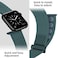 OXWALLEN Sport Loop Nylon Band Compatible with Apple Watch Series 1110987654 SE 321 42mm 41mm 40mm 38mm Adjustable Comfortable Braided Fabric Rugged Strap for iWatch Women Men Pine Green