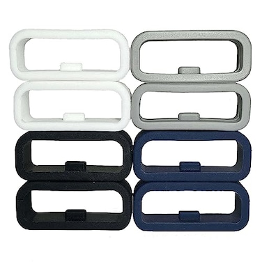 Pdoucgia 20mm Watchband Fastener Rings Replacement for Samsung Galaxy Watch 5 4 3 Active 2 Holder Silicone Connector Keepers Security