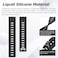 PONATTENO Replacement Band Compatible for Amazfit Helio Strap Soft Breathable Silicone Strap Waterproof Sport Watch band Durable Quick Release Magnetic Buckle Wristband Black