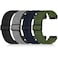 Relting 4 Pack 20mm Elastic Nylon Bands Compatible with Garmin Vivoactive 653 Garmin VenuVenu 2 PlusVivomove 3 Amazfit Bip 3Bip 3 Pro Quick Release Smart Watch Band for Amazfit Active 2