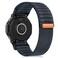 RosMank Wavy Nylon Watch Band Compatible with Amazfit TRex 3 Soft Sport Replacement Strap for Amazfit TRex 3 Blue