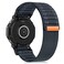 RosMank Wavy Nylon Watch Band Compatible with Amazfit TRex 3 Soft Sport Replacement Strap for Amazfit TRex 3 Blue