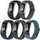 Runostrich Adjustable Elastic Watch Bands Compatible with Fitbit Charge 6Fitbit Charge 5 for Women Men 5 Pack Stretchy Sport Loop Band Soft Nylon Wristband Accessories for Charge 6Charge 5
