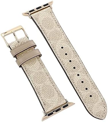 Sidart Luxury Soft Designer Leather Band Compatible with Apple Watch Series Ultra 8 7 6 5 4 3 2 1 SE 42mm 44mm 45mm 49mm Single Tour for Women and Men Black