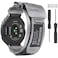 SMITHA Compatible with Garmin Forerunner 235 Rugged Replacement Watch Band Strap Wristband for 220230235620630735XT235 Lite Smart Watch for Women Men