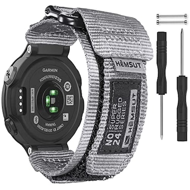 SMITHA Compatible with Garmin Forerunner 235 Rugged Replacement Watch Band Strap Wristband for 220230235620630735XT235 Lite Smart Watch for Women Men