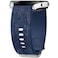 SNBLK Galaxy Watch 5 Band 40mm44mm Soft Silicone Flower Design Navy Blue