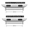 Amzpas Spring Bar Apple Watch Adapter Connector for Apple Watch Stainless Steel Connector Replaceable Metal Connection Adapter with Replacement Tool for Apple Watch Bands Straps 20mm22mm 2 pairs Silve