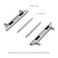 Amzpas Spring Bar Apple Watch Adapter Connector for Apple Watch Stainless Steel Connector Replaceable Metal Connection Adapter with Replacement Tool for Apple Watch Bands Straps 20mm22mm 2 pairs Silve