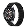 Tasikar 22mm Bands Compatible with Samsung Galaxy Watch 3 45mm Band Silicone Magnetic Clasp Double Sided Wearable Replacement Bracelet Strap for Watch 46mm Black