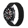 Tasikar 22mm Bands Compatible with Samsung Galaxy Watch 3 45mm Band Silicone Magnetic Clasp Double Sided Wearable Replacement Bracelet Strap for Watch 46mm Black