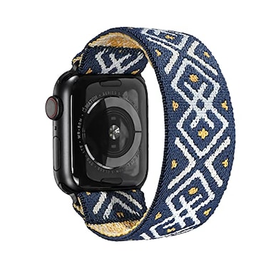 Tefeca Unity Series Elastic CompatibleReplacement Band for Apple WatchApple Watch UltraSea FishXXS fits Wrist Size 5055 inch 414038mm