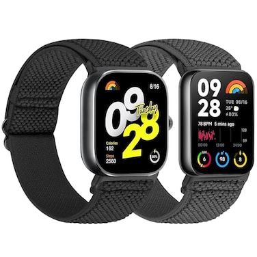 Tiptops Bands Compatible with Redmi Watch 4 Xiaomi Mi Smart Band 8 ProXiaomi Smart Band 9 Pro Replacement Strap for Women Men 2 Pack