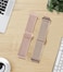 TUCOMO 2 Pack Braided Stretchy Nylon Watch Bands Compatible with Garmin Vivoactive 4SVenu 2SVenu 3SVivomove 3S 18mm Loop Elastic Fabric Straps for Garmin Forerunner 255SForerunner 265S Women Men