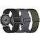 TUCOMO 3 Pack Stretchy Nylon Watch Bands Compatible with Amazfit Bip 6Bip 5GTR 4 GTR 3 ProGTR 3GTR 2GTR 2eGTR 47mm 22mm Loop Elastic Straps for Amazfit BalanceCheetah Men Women