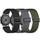 TUCOMO 3 Pack Stretchy Nylon Watch Bands Compatible with Amazfit Bip 6Bip 5GTR 4 GTR 3 ProGTR 3GTR 2GTR 2eGTR 47mm 22mm Loop Elastic Straps for Amazfit BalanceCheetah Men Women