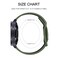 Vancle Bands Compatible with Garmin Forerunner 965 265 255 Watch Band Garmin Vivoactive 4Venu 3Venu 2 Soft Silicone Sport Replacement Strap for Women Men Dark GreenBlack