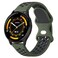Vancle Bands Compatible with Garmin Forerunner 965 265 255 Watch Band Garmin Vivoactive 4Venu 3Venu 2 Soft Silicone Sport Replacement Strap for Women Men Dark GreenBlack