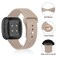 Vanjua Band Compatible with Fitbit Sense 2 Sense Bands Fitbit Versa 4 Versa 3 Bands Women Men Soft Silicone Replacement Strap for Fitbit Sense 2 Versa 4 Smart Watch Stone Small