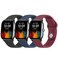 Vanjua Bands Compatible with Amazfit GTS 4 GTS 4 Mini GTS 3 GTS 2 GTS 2e GTS 2 mini GTS 3 PACK 20mm Quick Release Soft Silicone Sport Replacement Watch Strap for Amazfit Bip 3 Bip 3 Pro